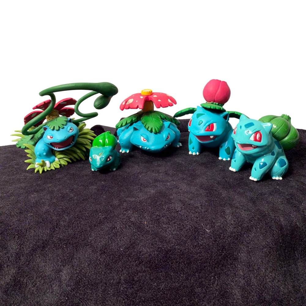 Pokemon Bulbasaur Ivysaur Venusaur Figure Lot Nintendo Tomy 2007 2016 Evolution